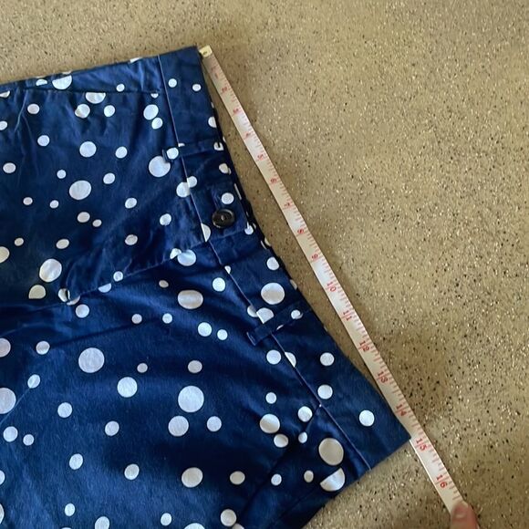 Khakis by GAP navy blue and white polka dot Summer Short - Picture 9 of 11